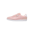 Pink Leather Low Top Sneakers