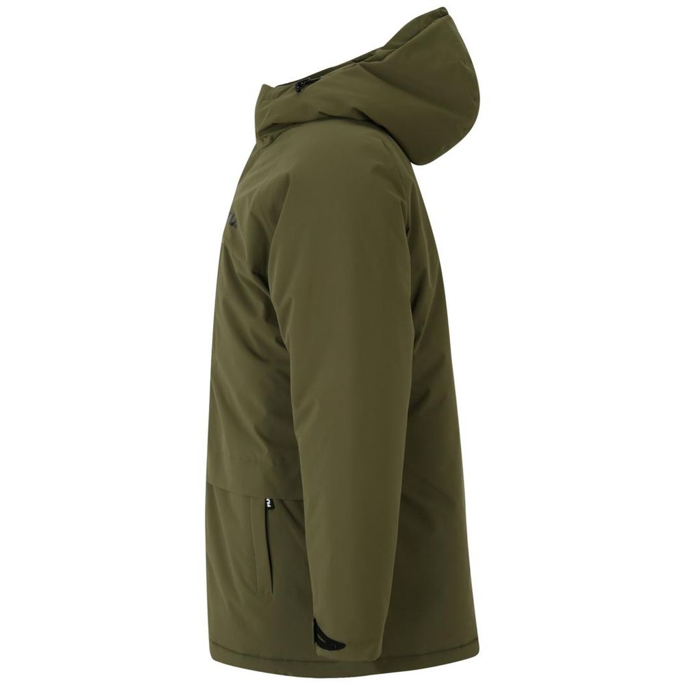 Green Polyester Parka
