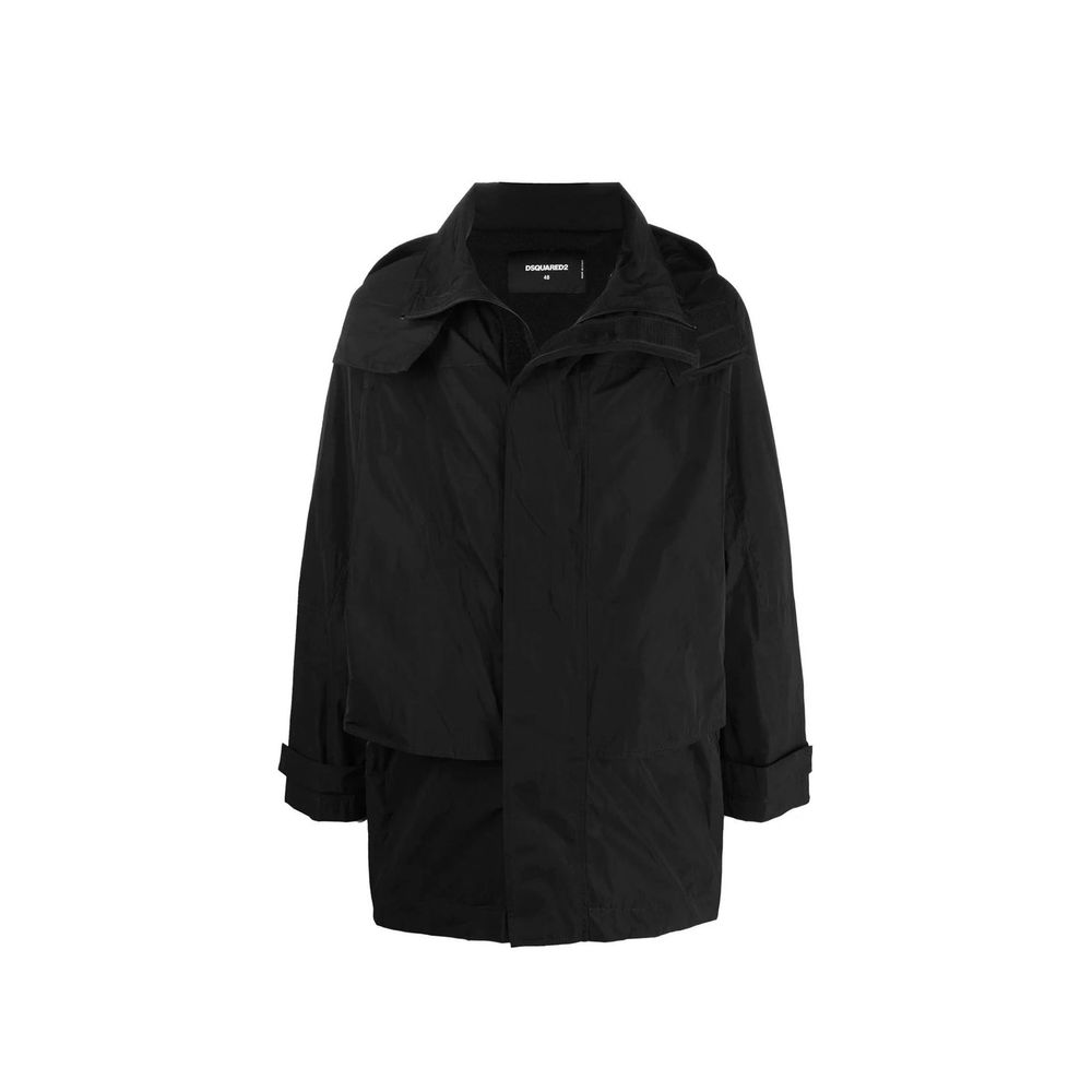 Black Nylon Shell Jacket