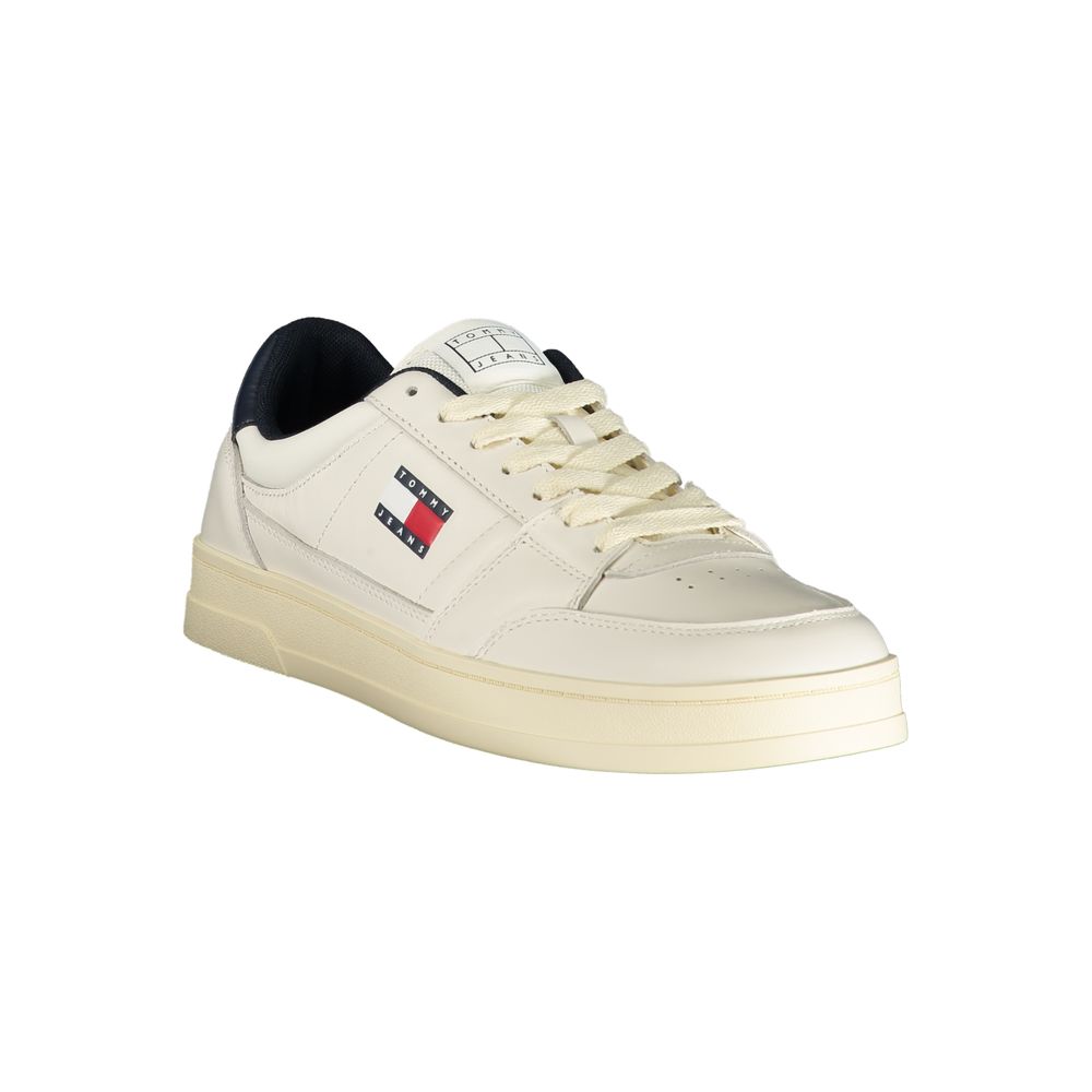 White Leather Men Sneaker