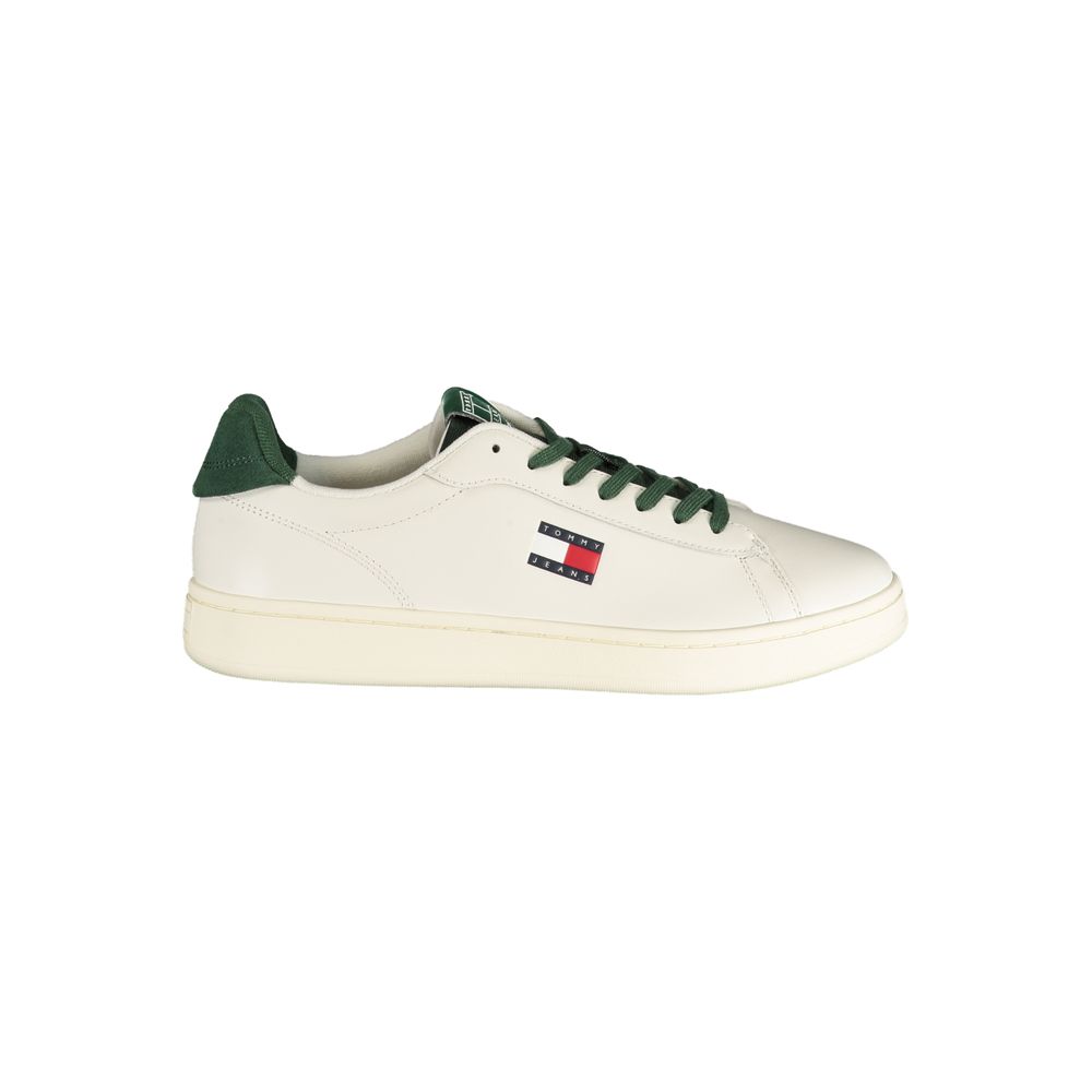 Bianco Polyurethane Men Sneaker