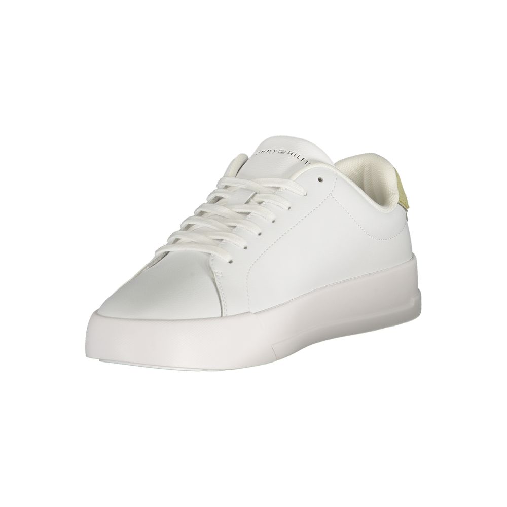 Bianco Polyurethane Men Sneaker