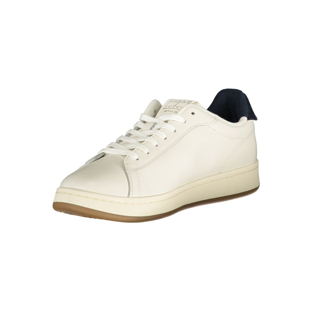 Bianco Poliuretano Men Sneaker
