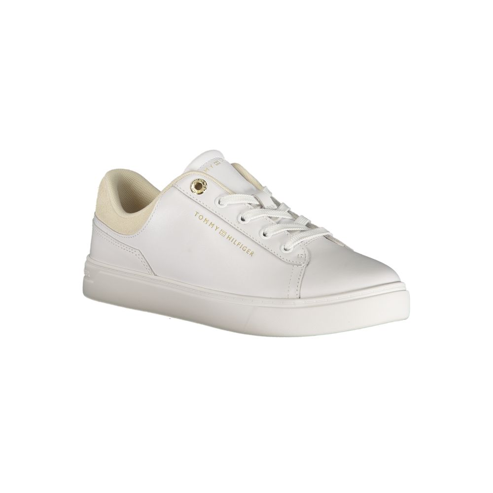 Bianco Polyurethane Women Sneaker
