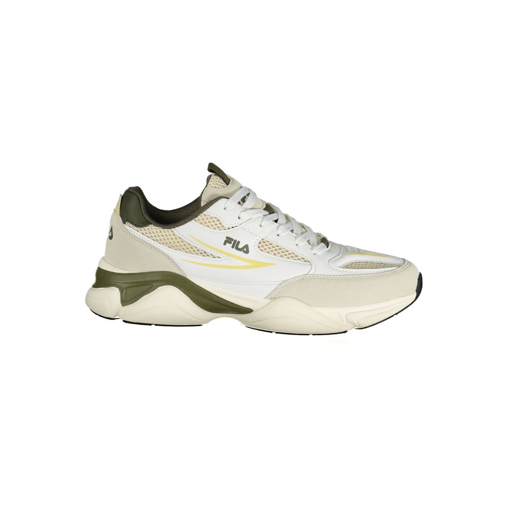Bianco Polyester Mens Sneaker