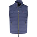 Blu Polyester Men's Vest