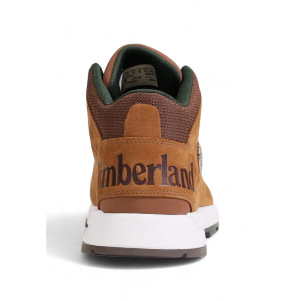 Brown Recycled Plastic Athletic Sneakers