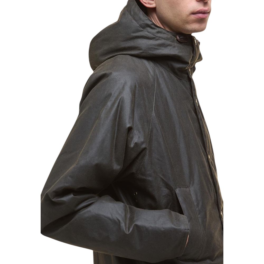 Green Cotton Parka