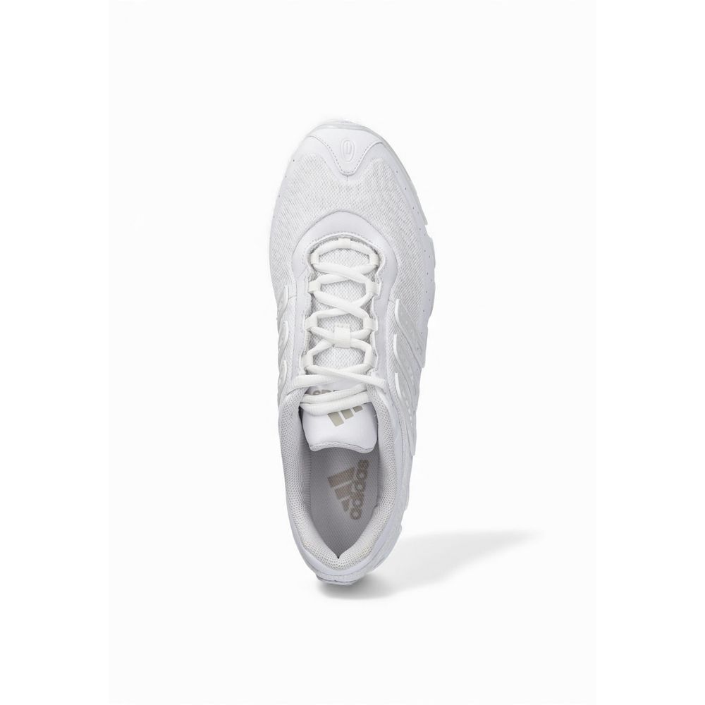 White Synthetic Athletic Sneakers
