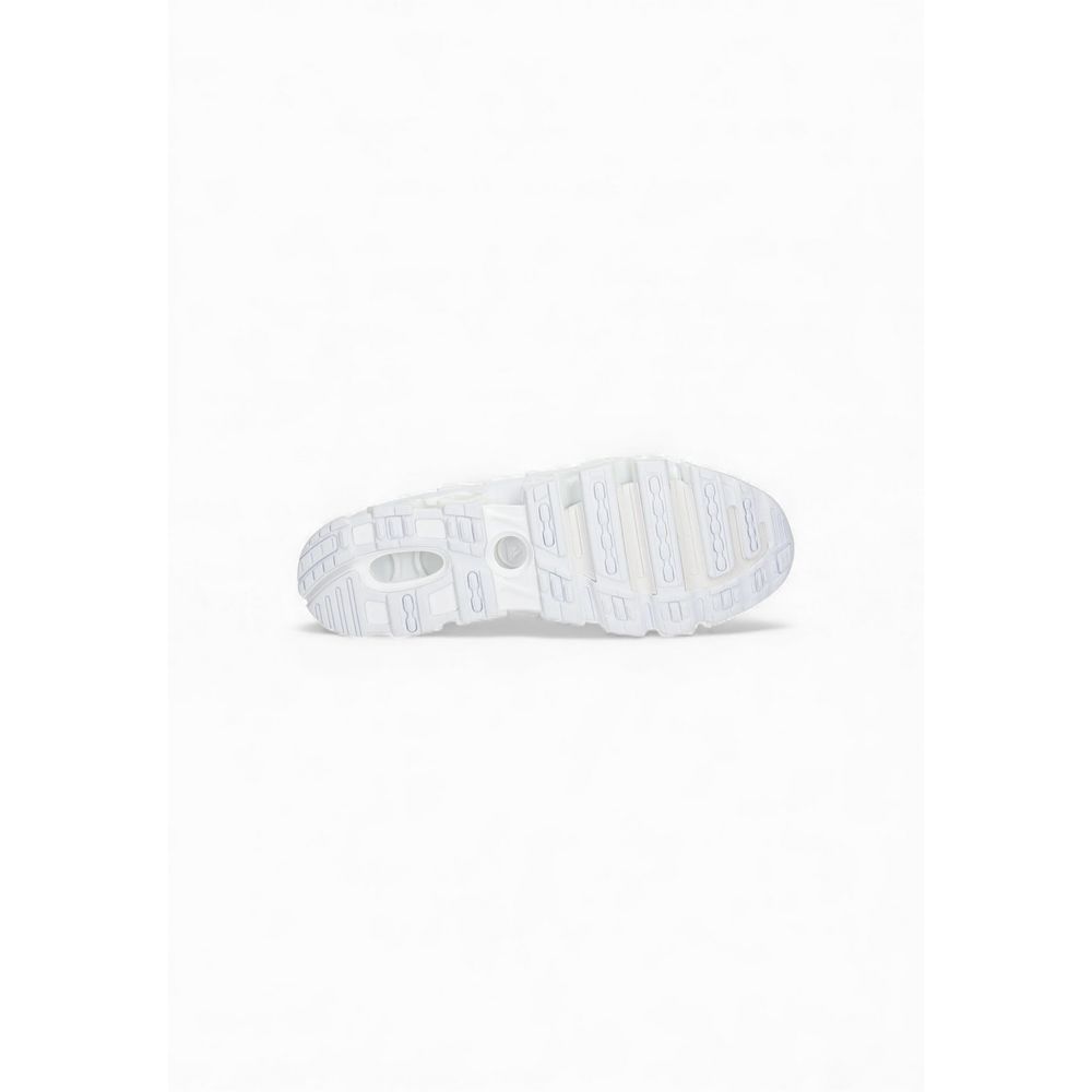 White Synthetic Athletic Sneakers