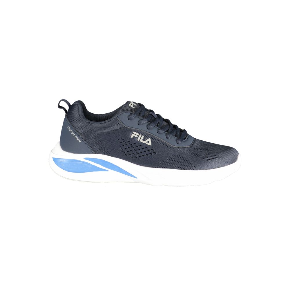 Blu Polyurethane Men's Sneaker