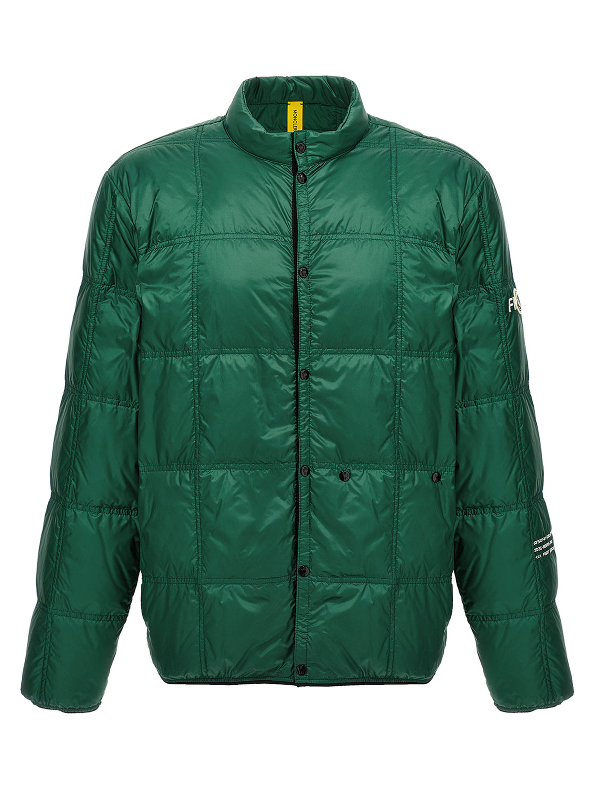 Bicolor Polyamide Full-Length Jacket