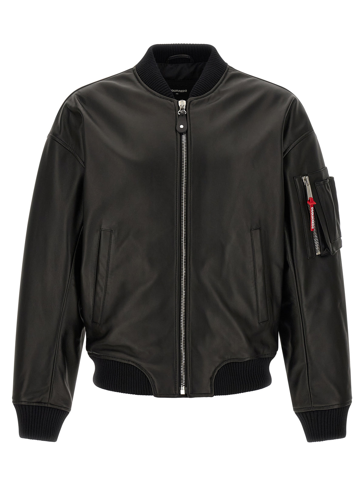Black Leather Leather Jacket