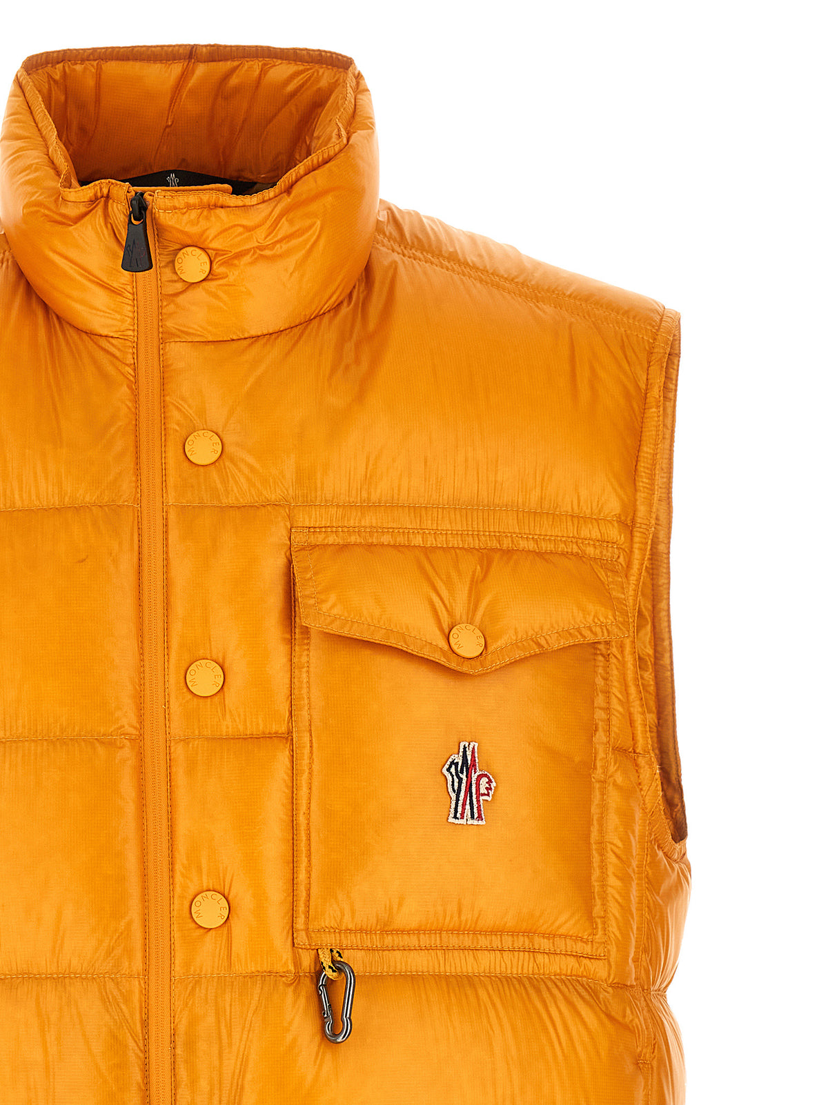Multicolor Polyester Sleeveless Jacket