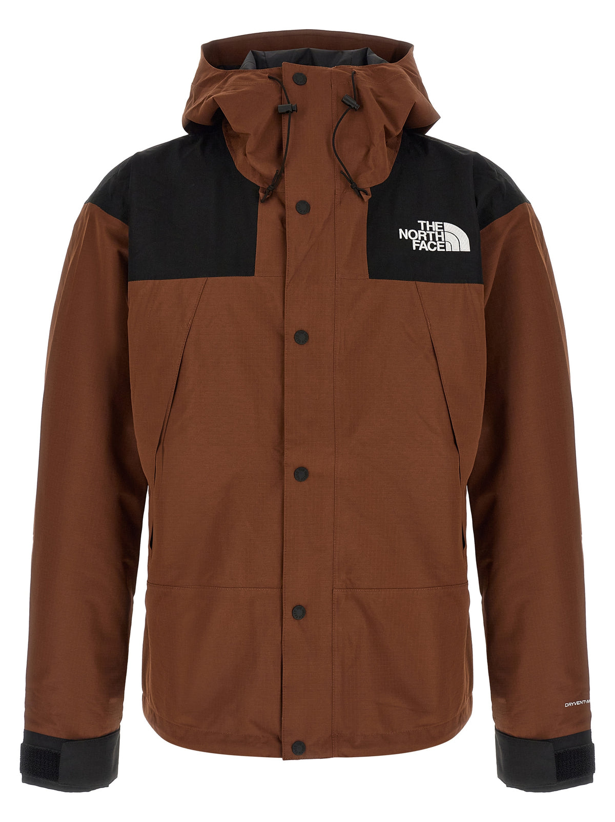 Brown Polyester Shell Jacket