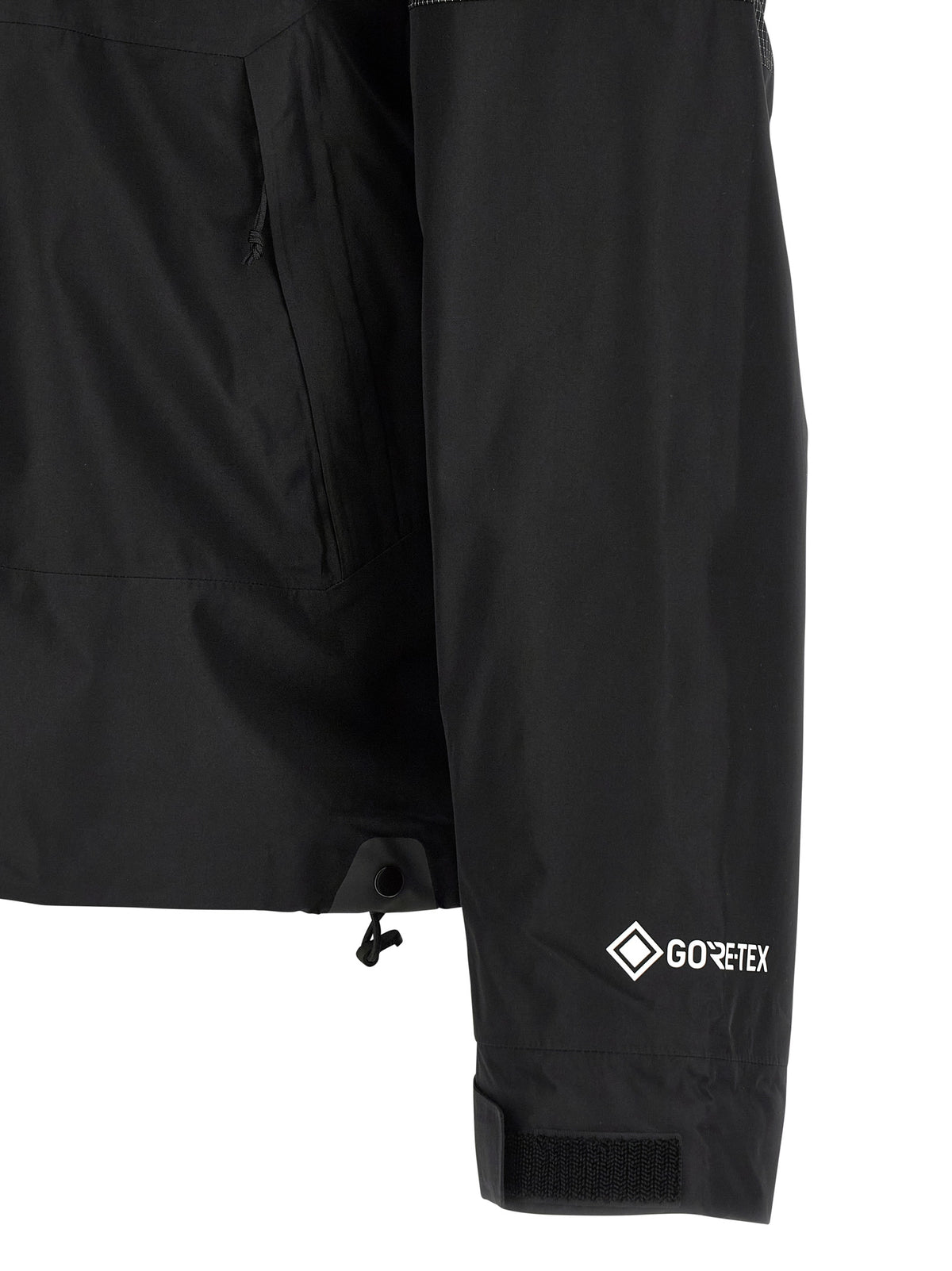 Black Polyester Shell Jacket