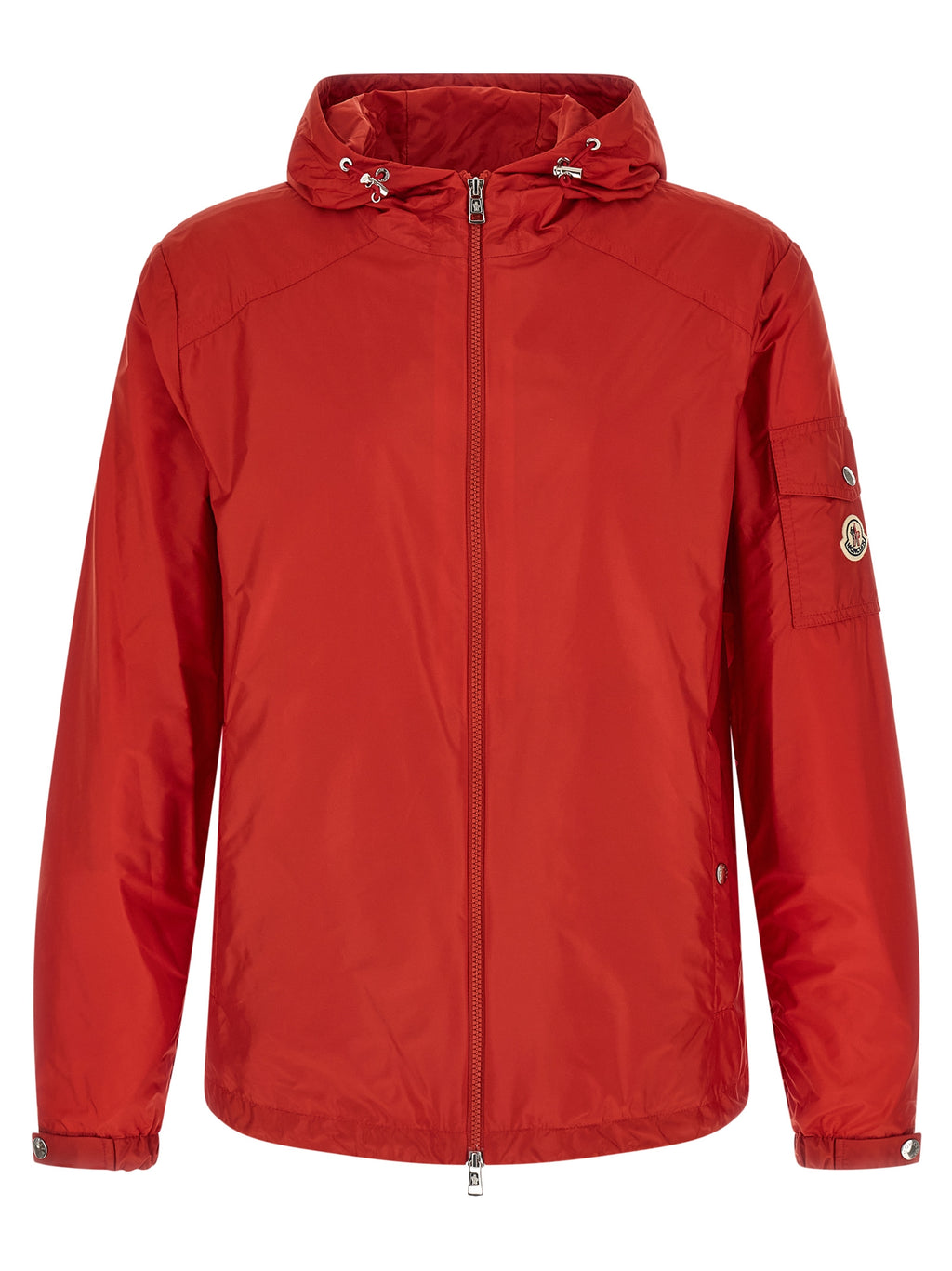 Red Polyamide Shell Jacket