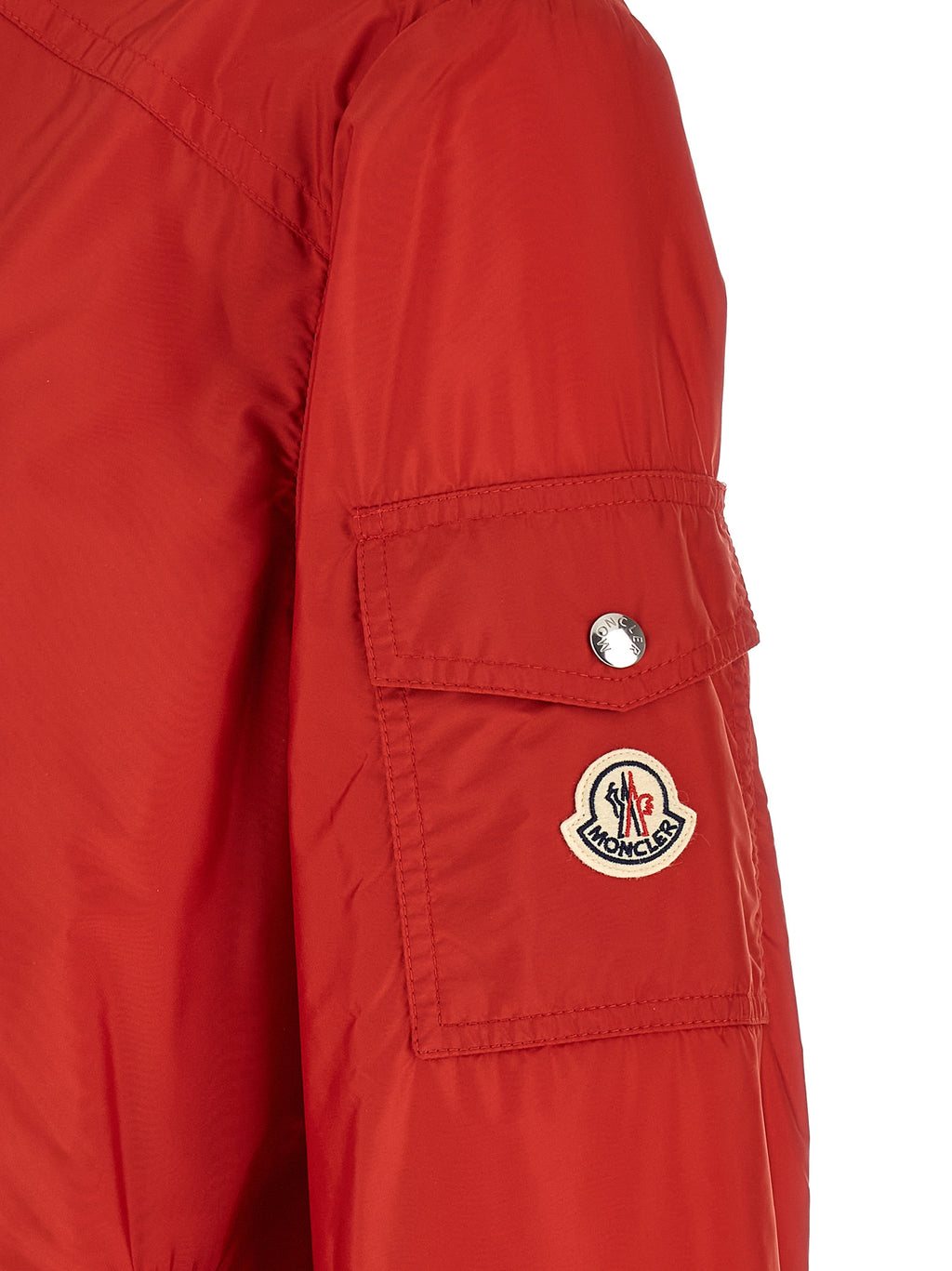 Red Polyamide Shell Jacket