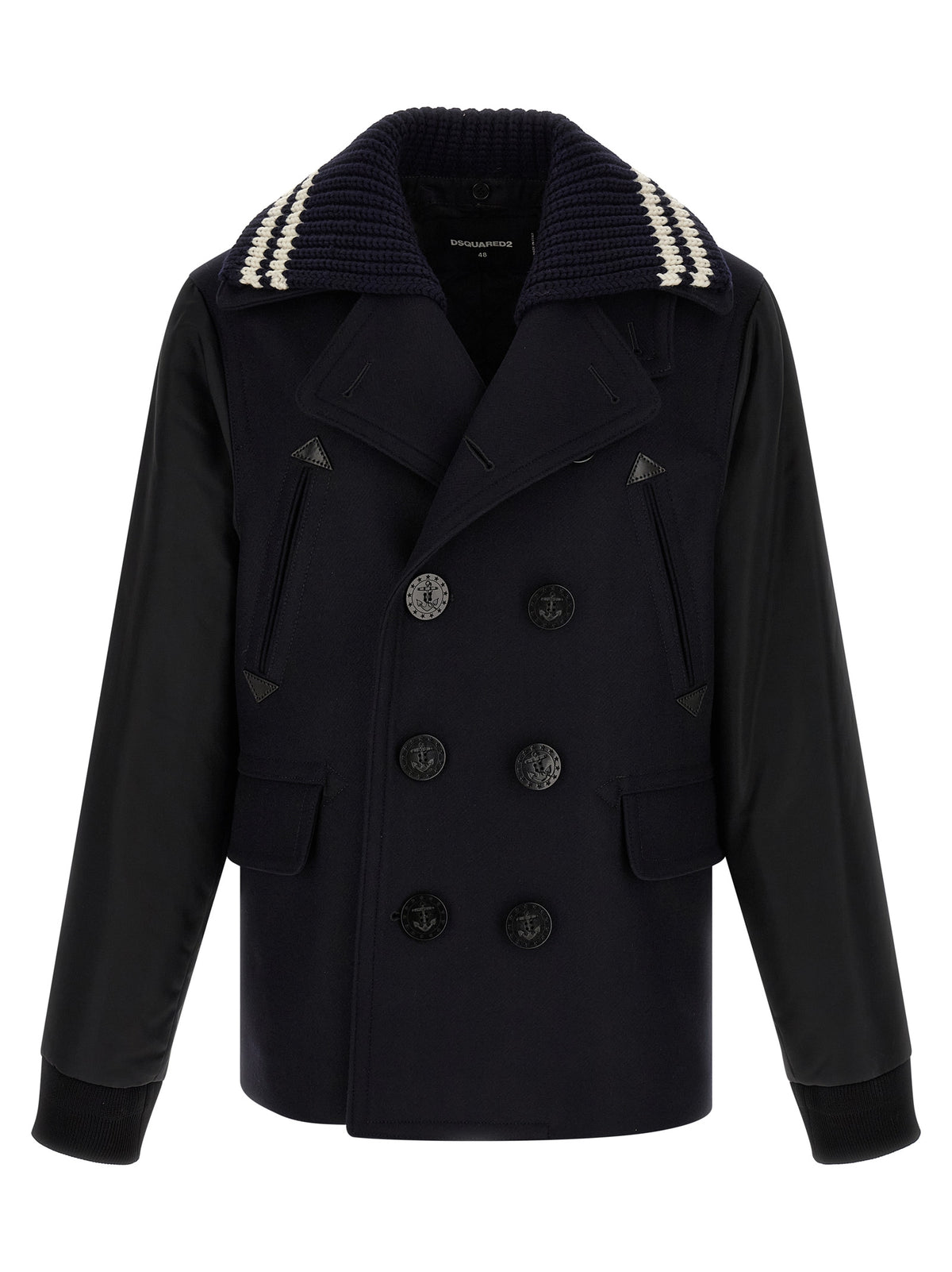 Blue Wool Coat