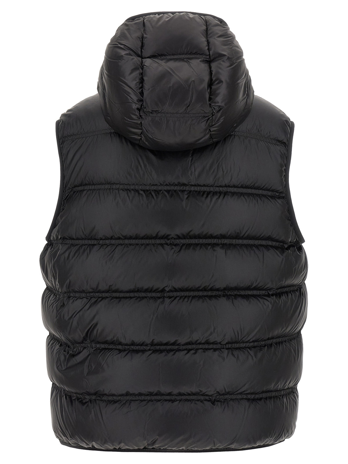 Black Polyamide Sleeveless Jacket