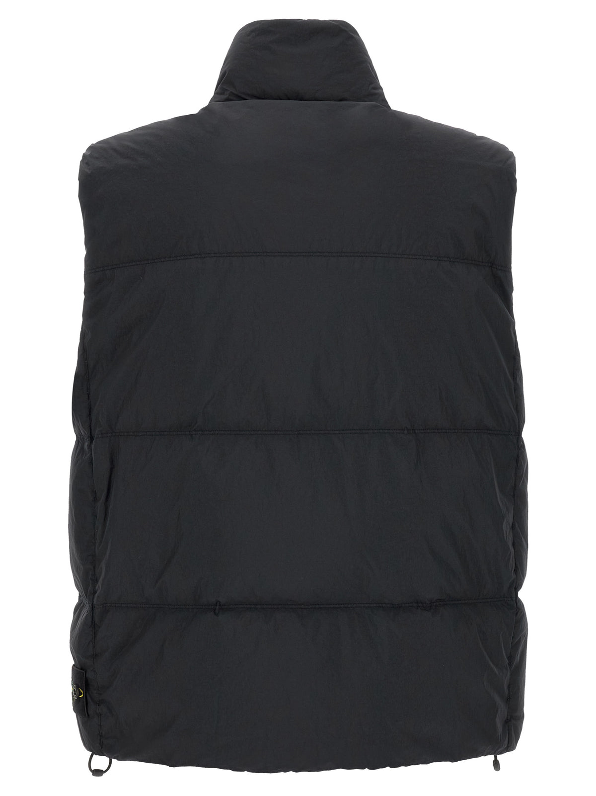 Blue Polyamide Sleeveless Jacket