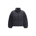 Black Polyamide Full-Length Jacket
