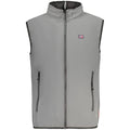 Gray Polyester Men's Vest