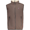 Brown Polyester Men's Vest
