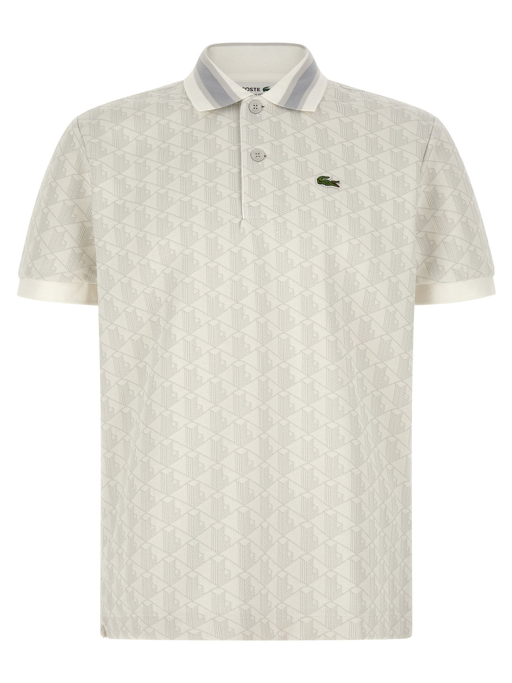 White Polyester Polo Shirt