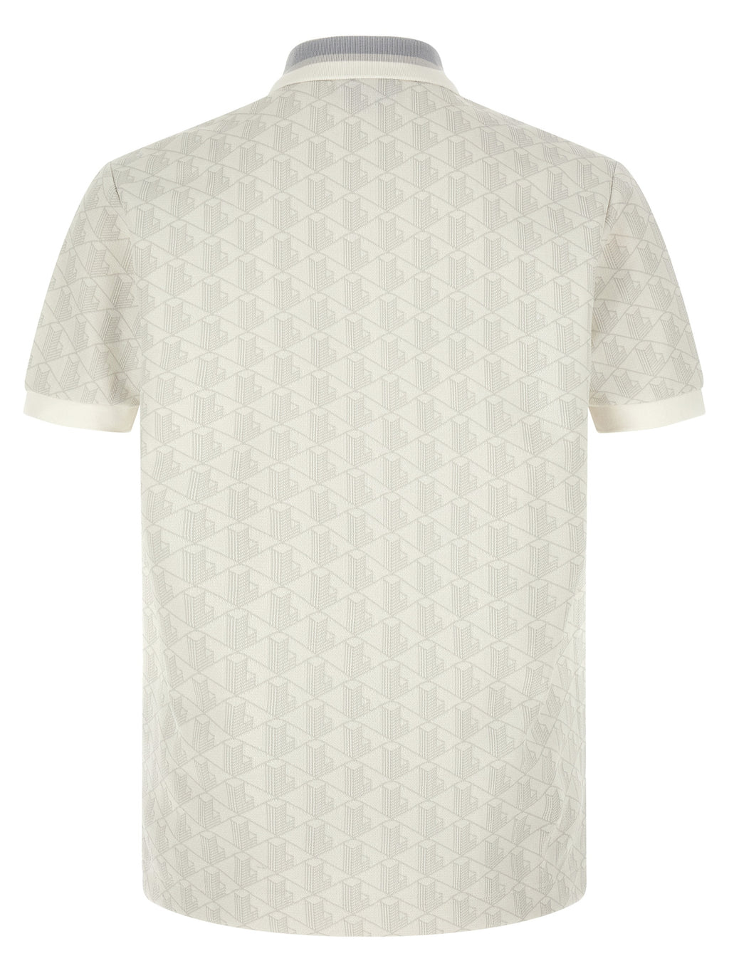 White Polyester Polo Shirt