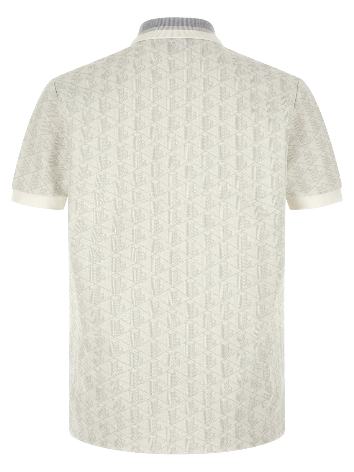 White Polyester Polo Shirt