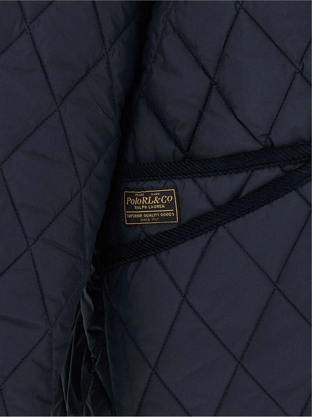 Blue Polyester Full-Length Jacket