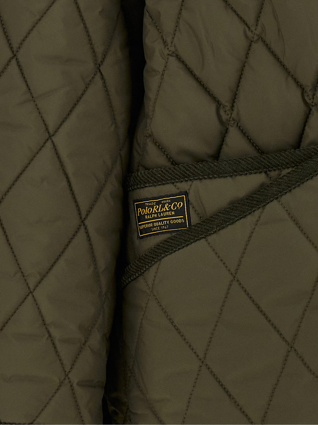 Bicolor Polyester Full-Length Jacket