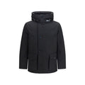 Black Cotton Shell Jacket