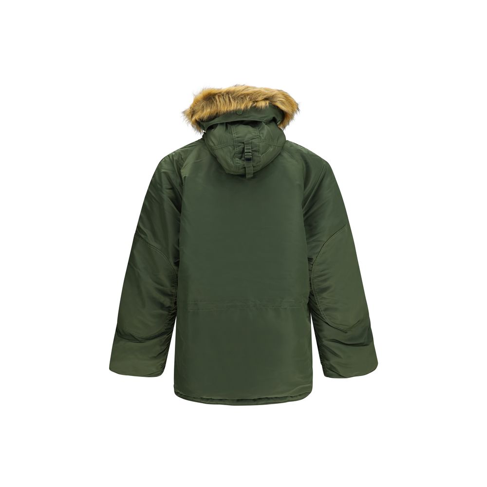 Bicolor Nylon Full-Length Jacket