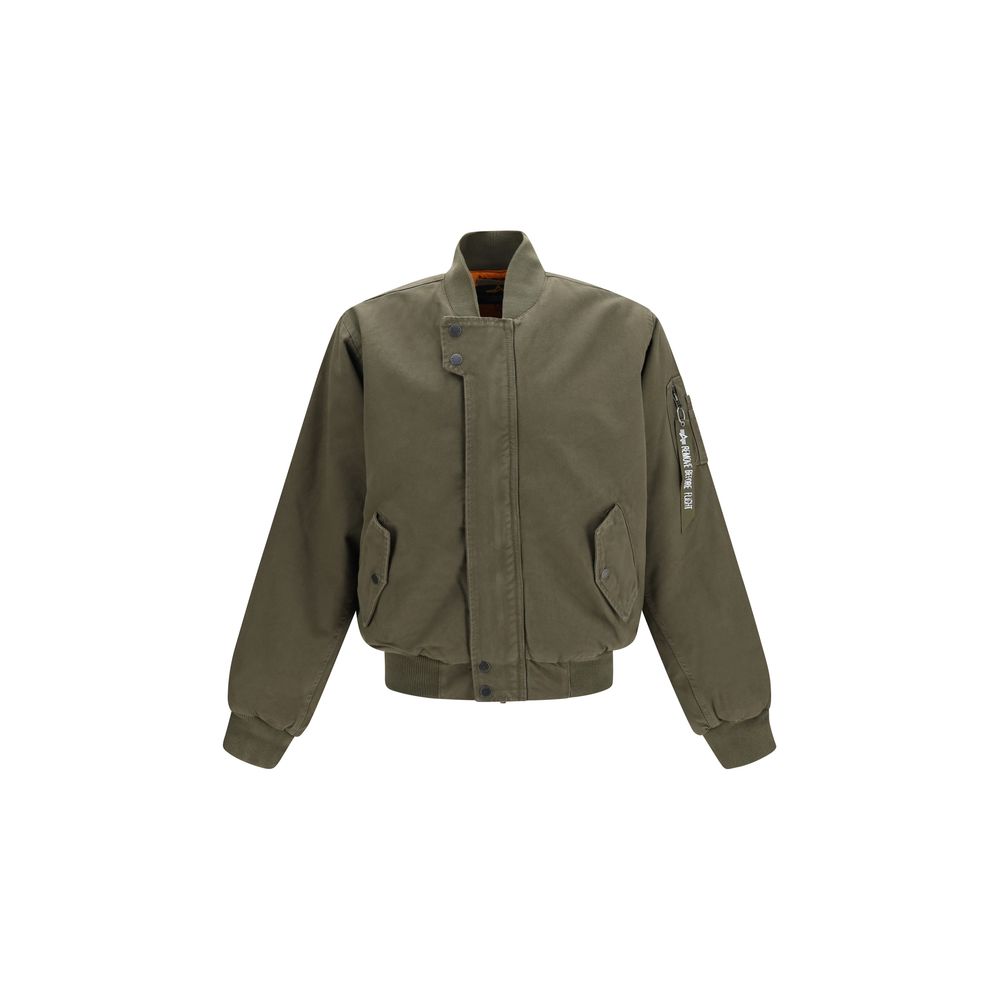 Bicolor Nylon Bomber
