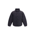 Gray Cotton Full-Length Jacket