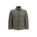Bicolor Goose Down Full-Length Jacket