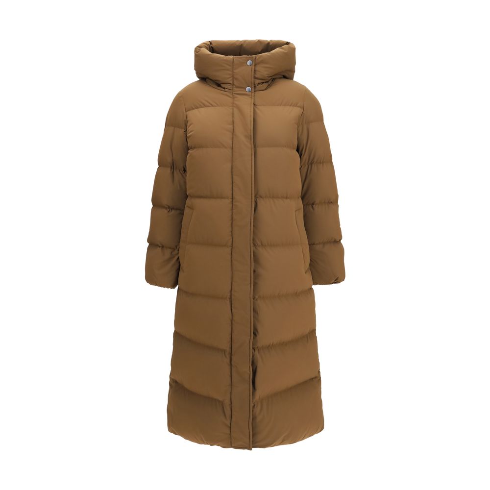 Brown Polyamide Coat