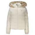 White Polyester Women's Jacket