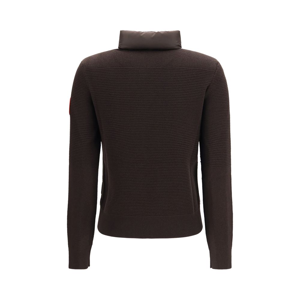 Brown Wool Oves Aries Full-Length Jacket