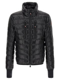 Black Polyester Full-Length Jacket