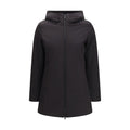 Black Polyester Parka