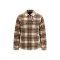 Brown Wool Oves Aries Full-Length Jacket