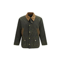 Bicolor Cotton Shell Jacket