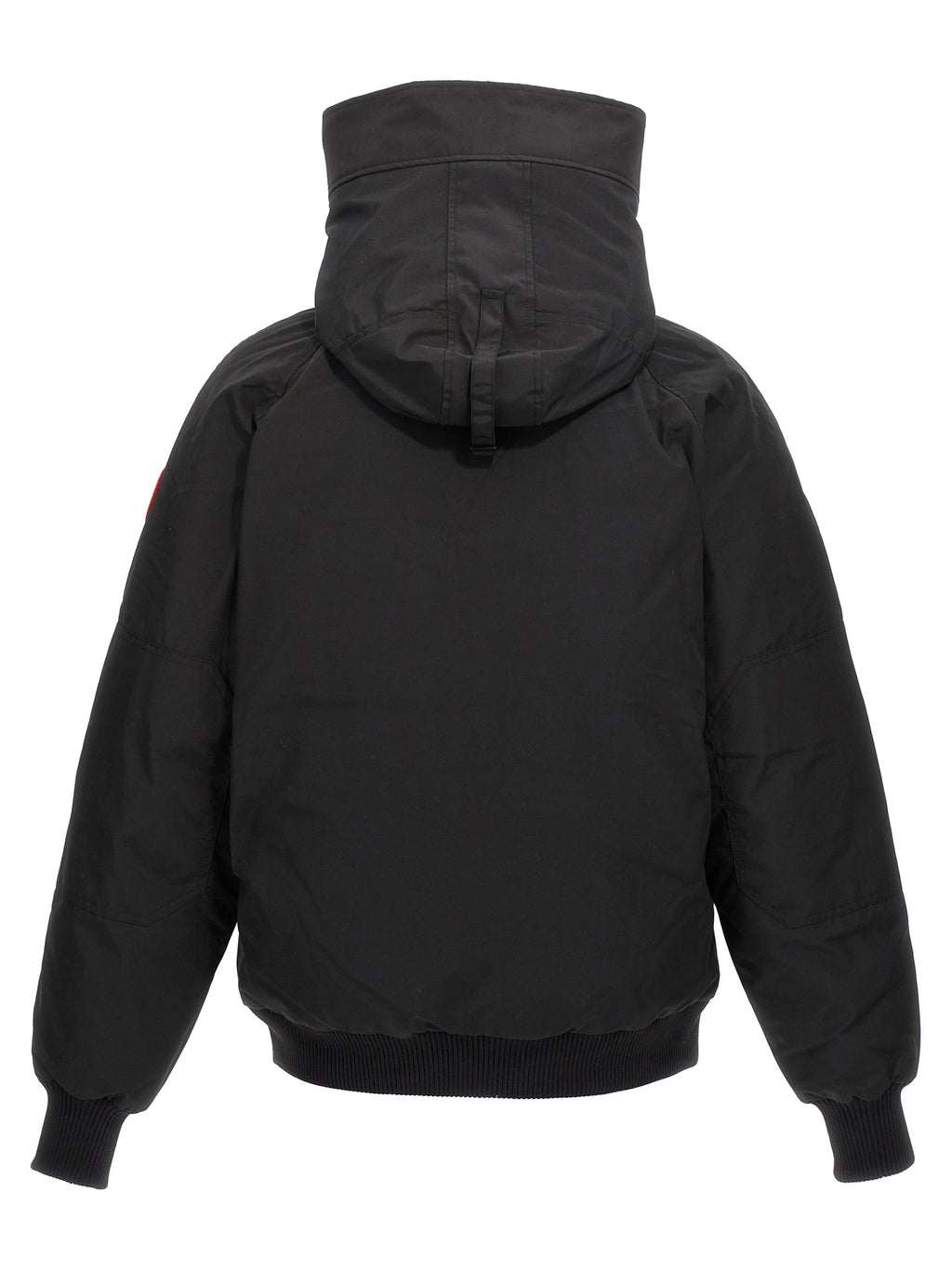 Black Polyester Bomber