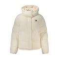 White Polyester Women's Jacket