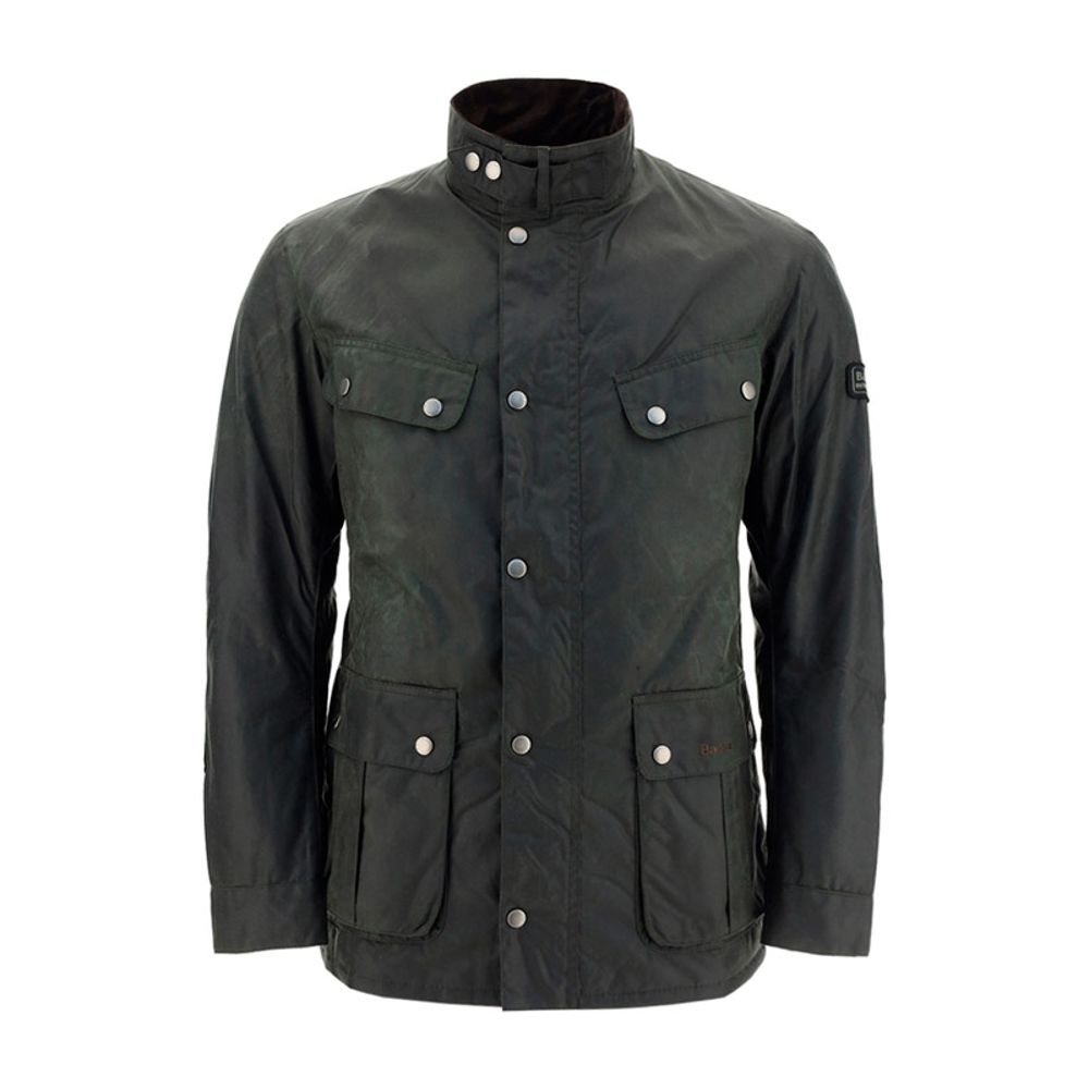 Bicolor Cotton Shell Jacket