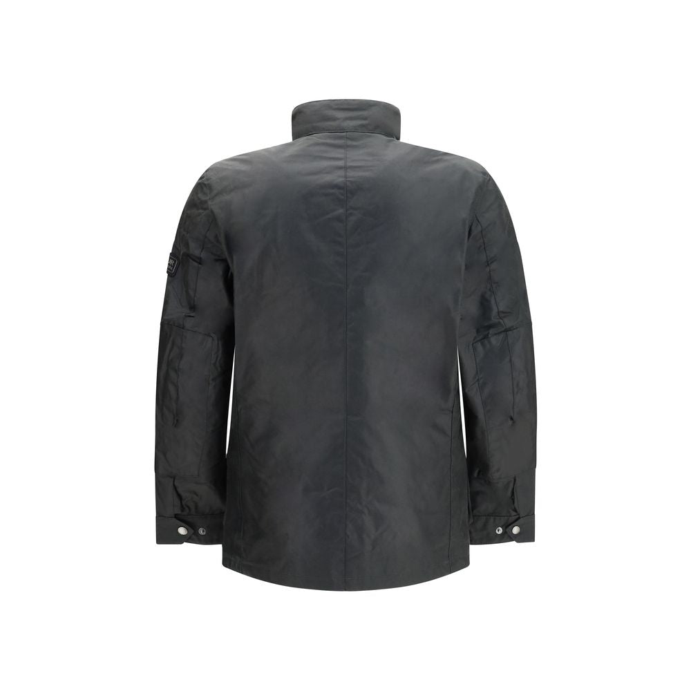 Bicolor Cotton Shell Jacket