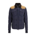 Blue Polyamide Full-Length Jacket